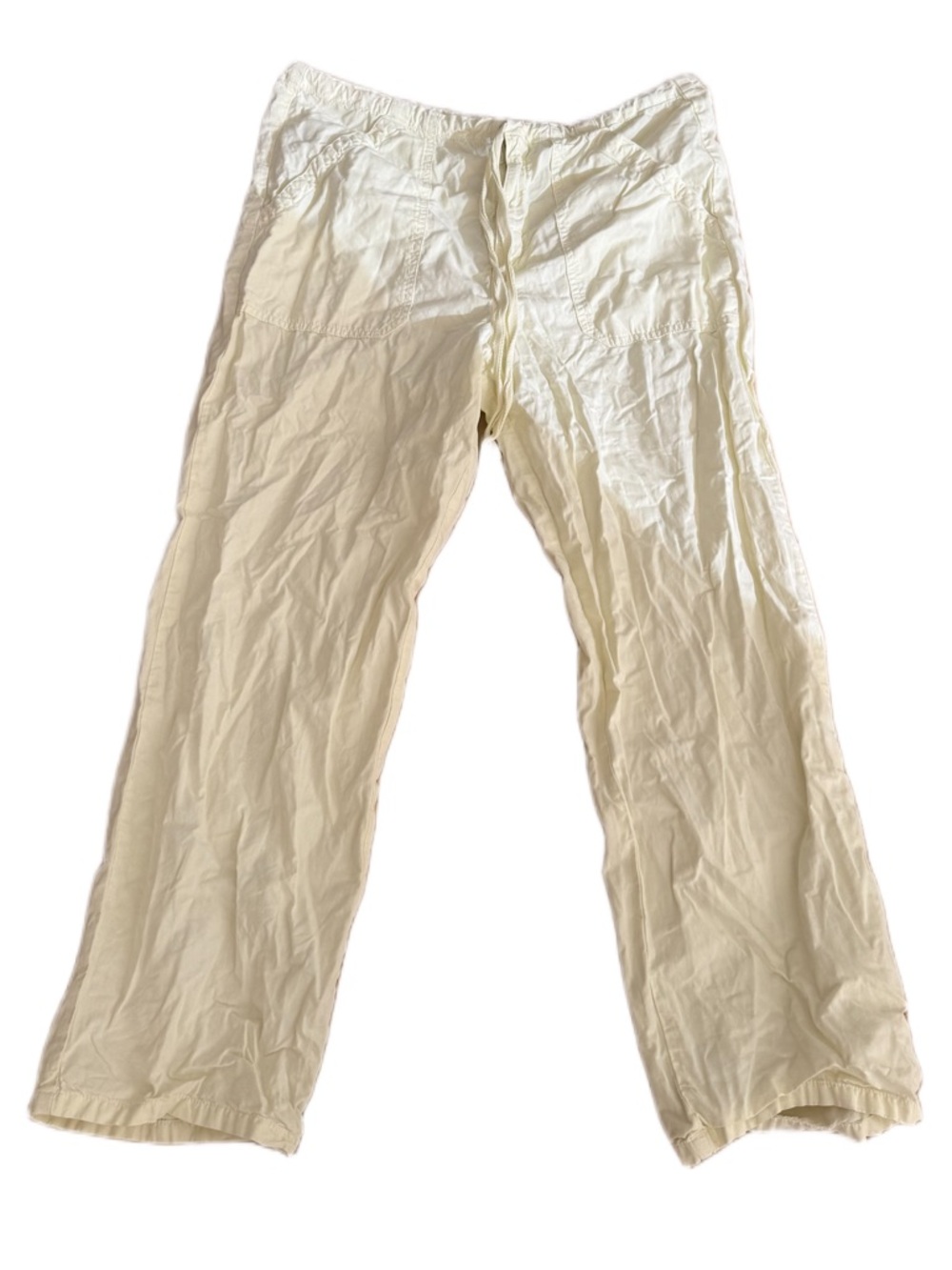 American Colors yellow women’s cotton pants - size large